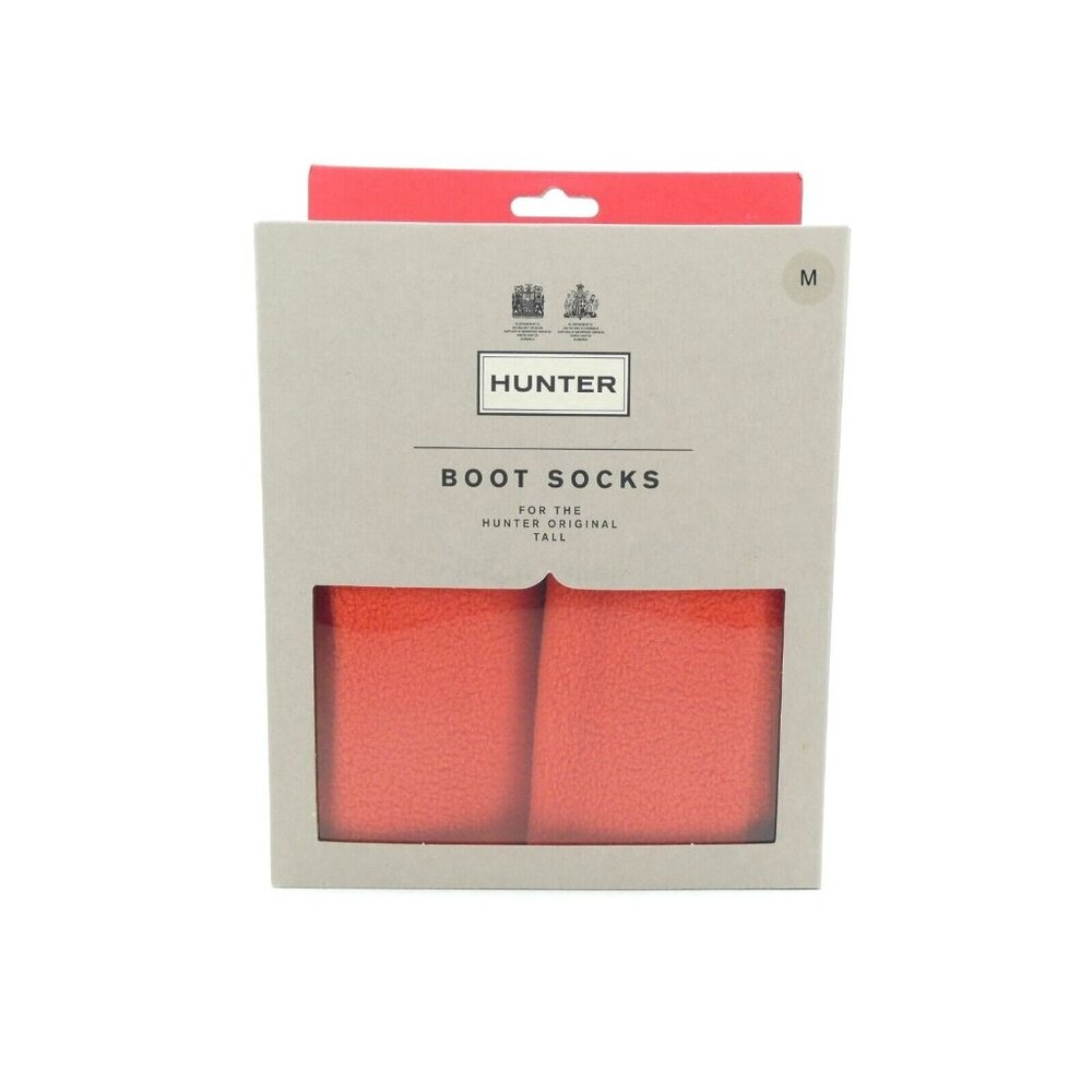 Hunter Original Orange Medium‎ Tall Boot Socks NWT